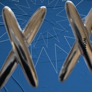 Sleek Silver Sculptural Decor